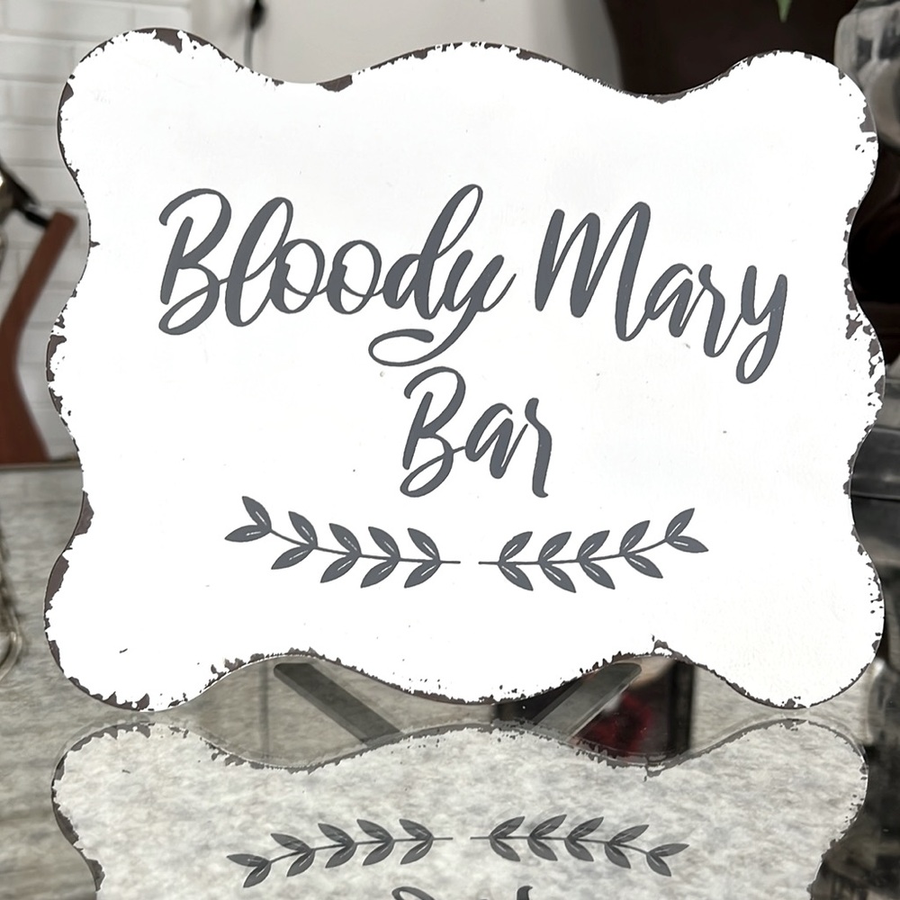 Bloody Mary bar sign for your next party